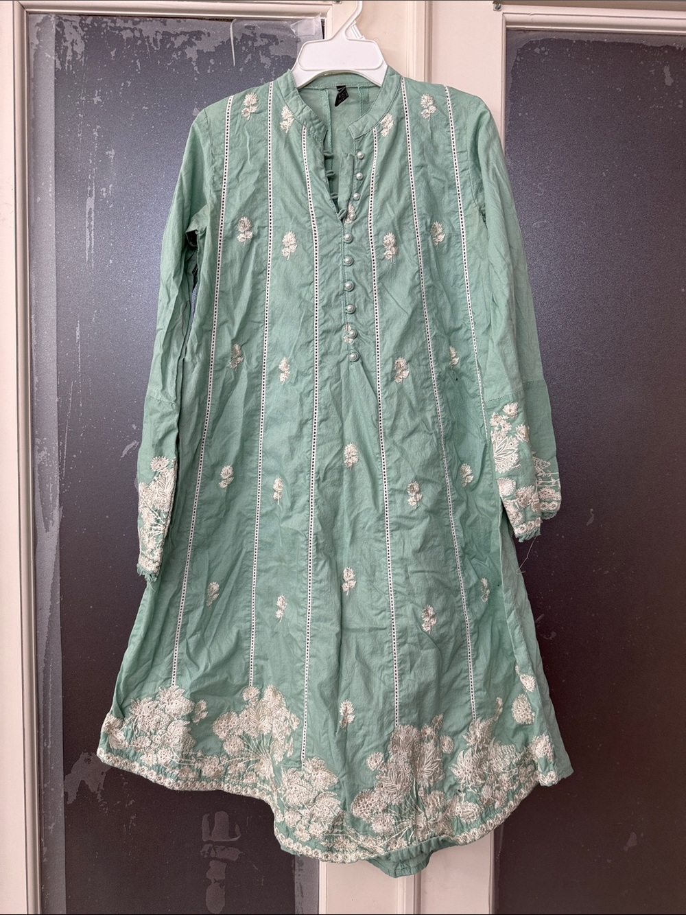 Used once and washed,